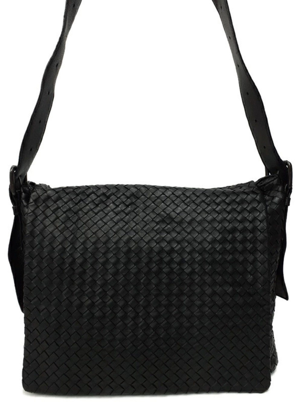 Bottega Veneta Intrecciato woven leather crossbody bag Brown